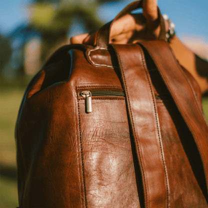 Leather backpack Lea-3