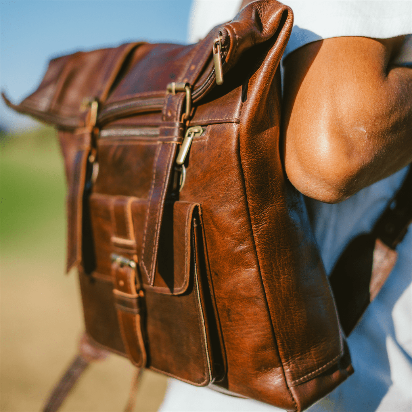 Leather Backpack Sfarin-2