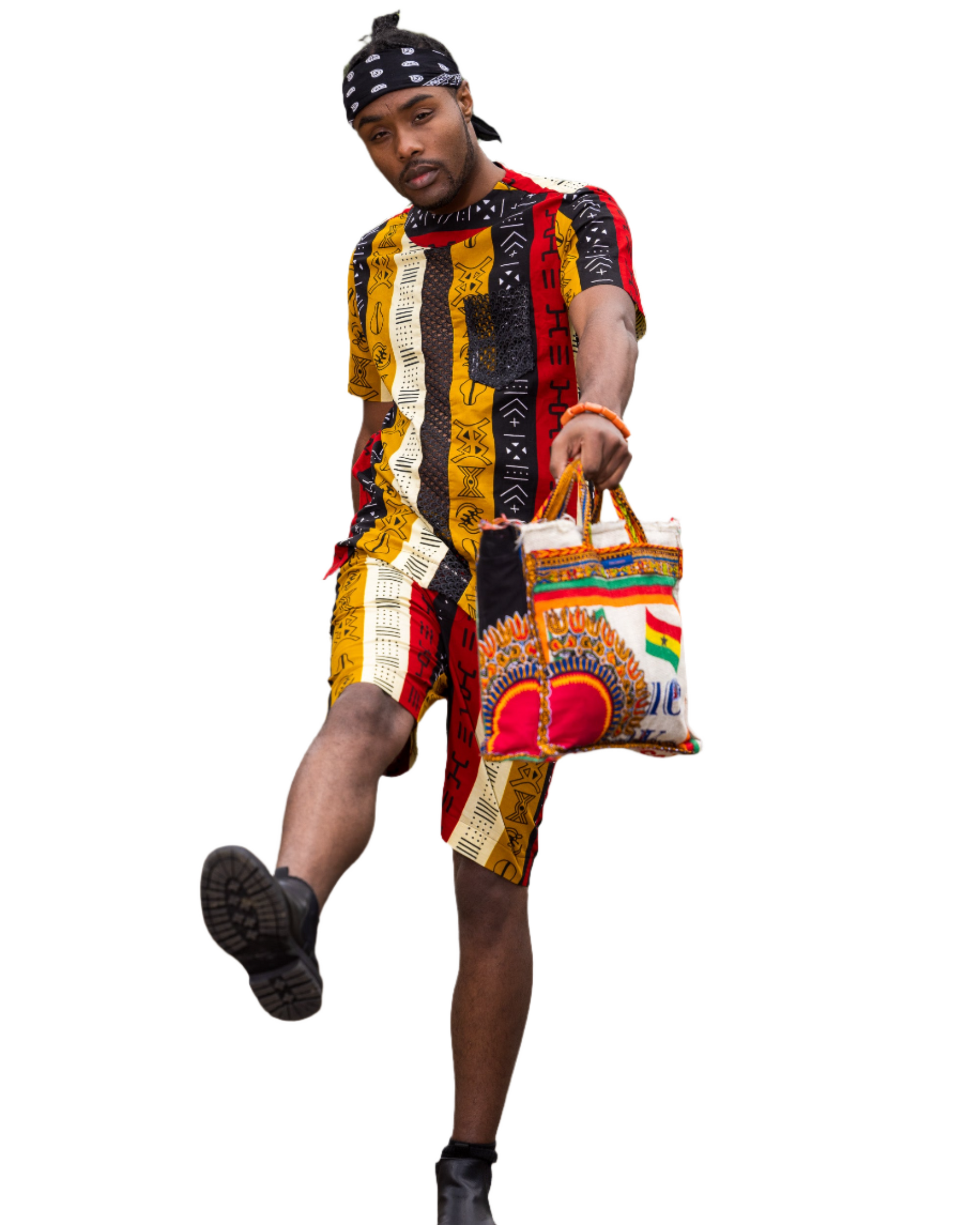 African Fashion Ankara Upcycle Tote Bag-1