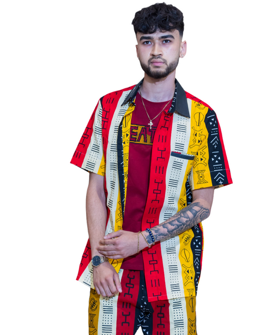 African Fashion Ankara Shirt & Top African Print (Adrika)-0
