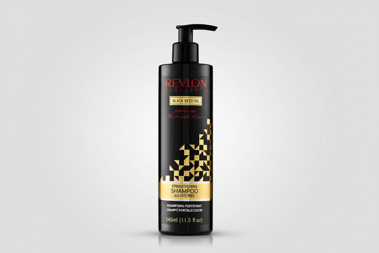 Revlon Realistic Black Seed Oil Strengthening Shampoo Sulfate Free 340ml-0