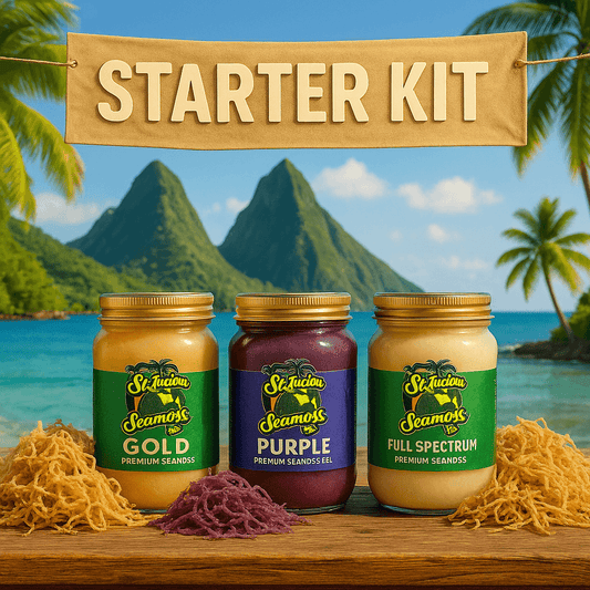 Seamoss Business Starter Package - 10lbs Gold, 5lbs Purple, 5lbs Full Spectrum-0