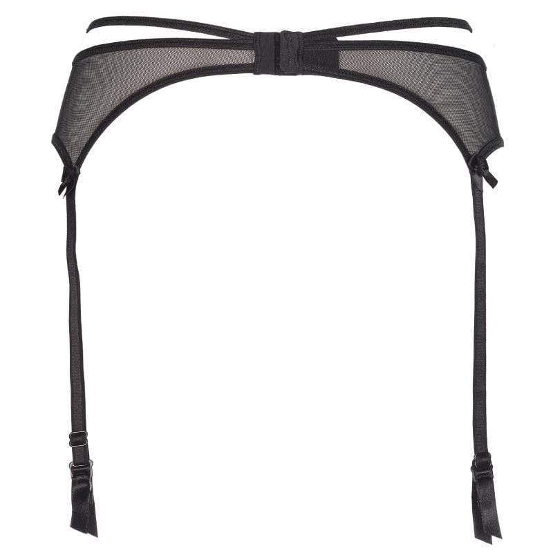 Axami Miami Vibe Sheer Lace Garter Belt-3