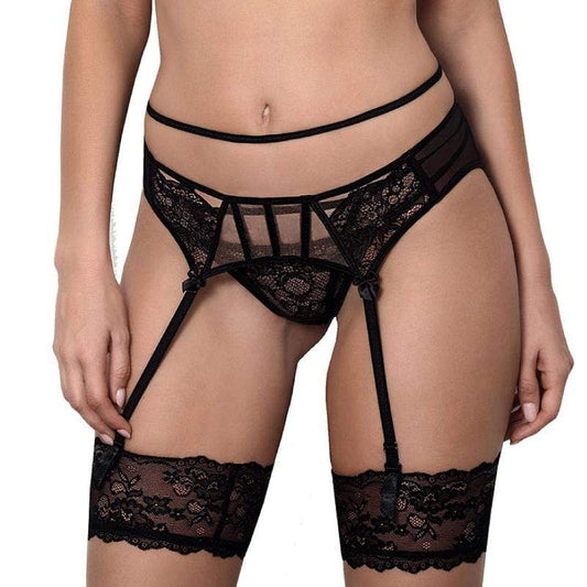 Axami Miami Vibe Sheer Lace Garter Belt-0