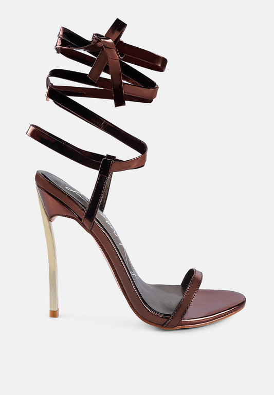 Smacker Leg Silhouette Stiletto Heels-0