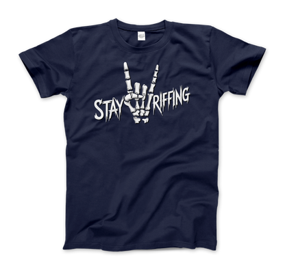 Stay Riffing Rock'n Roll Skull t-shirt-7