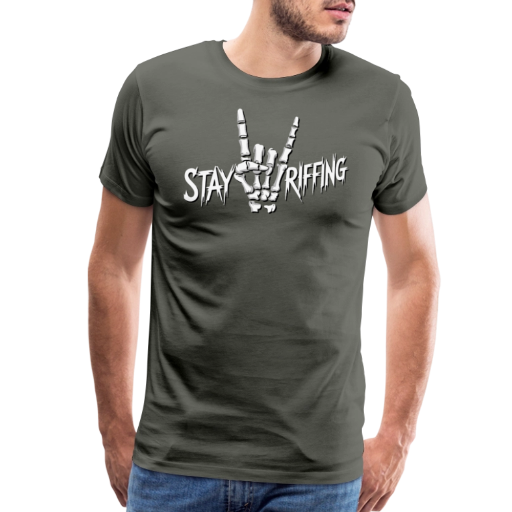 Stay Riffing Rock'n Roll Skull t-shirt-1