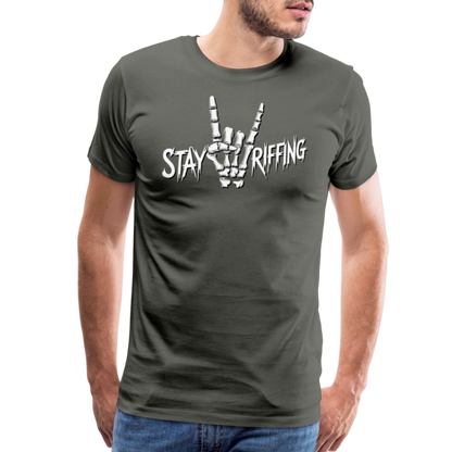 Stay Riffing Rock'n Roll Skull t-shirt-1