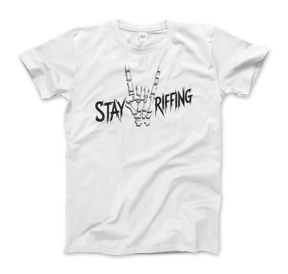 Stay Riffing Rock'n Roll Skull t-shirt-4