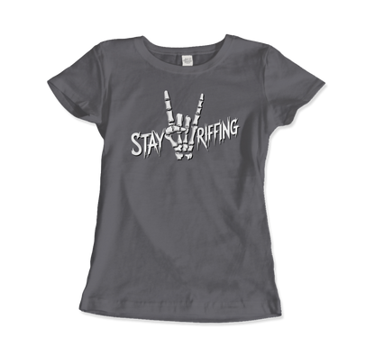 Stay Riffing Rock'n Roll Skull t-shirt-2