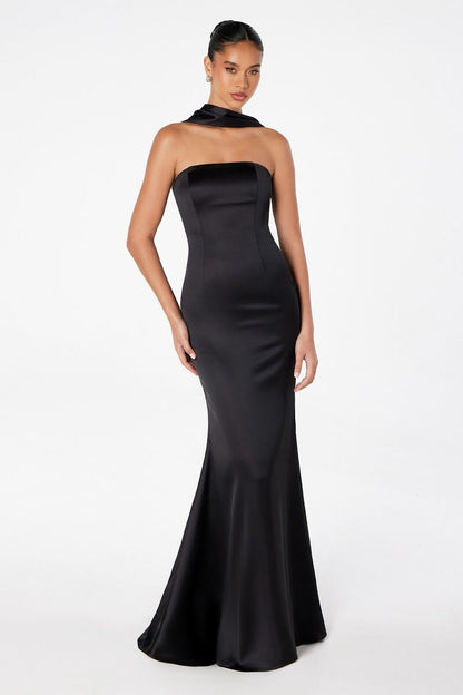 Strapless mermaid dress-5