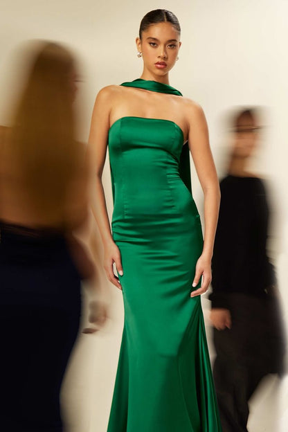 Strapless mermaid dress-2