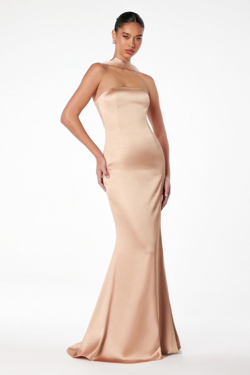 Strapless mermaid dress-6