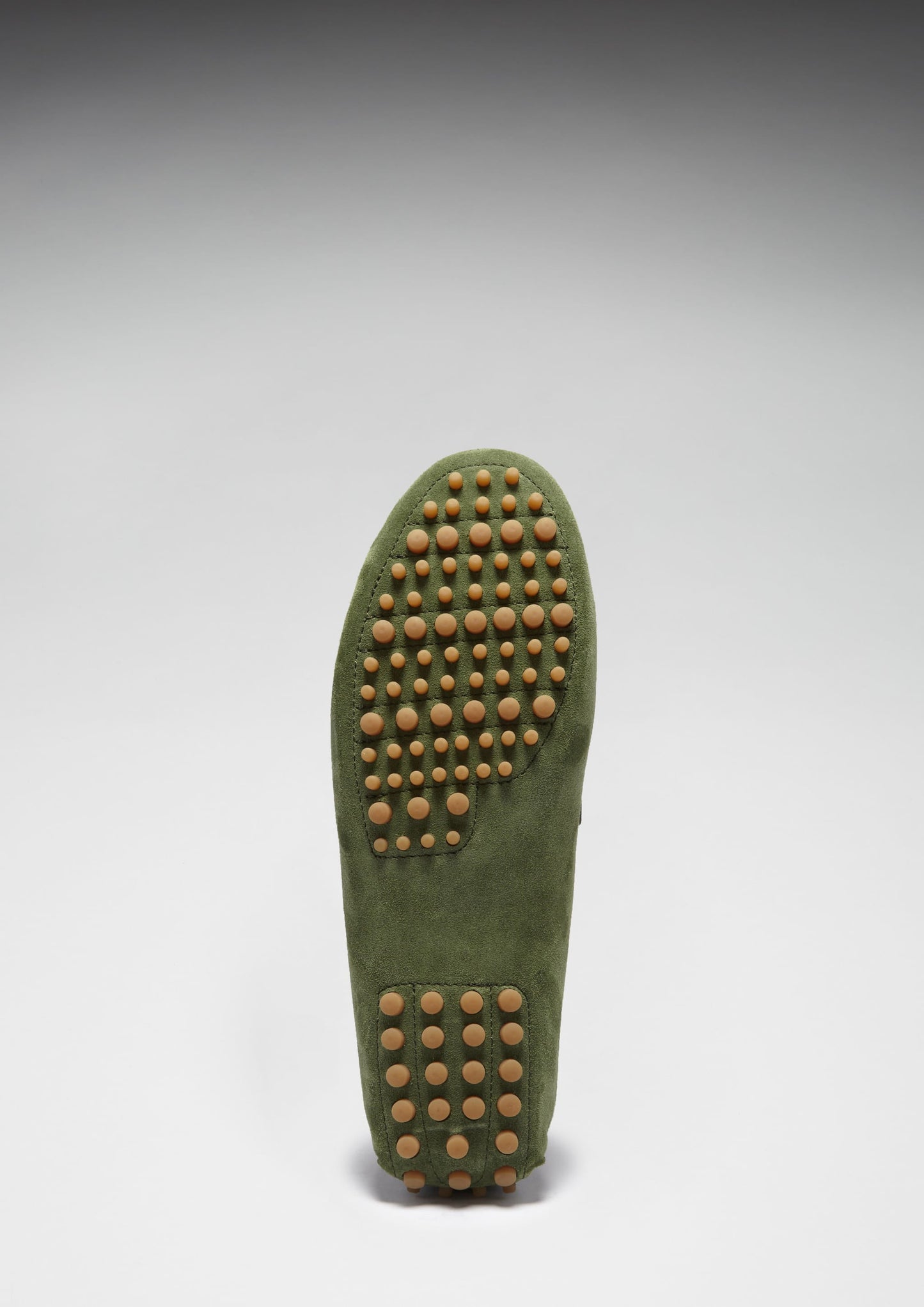 Tasselled Driving Loafers, safari green suede-2