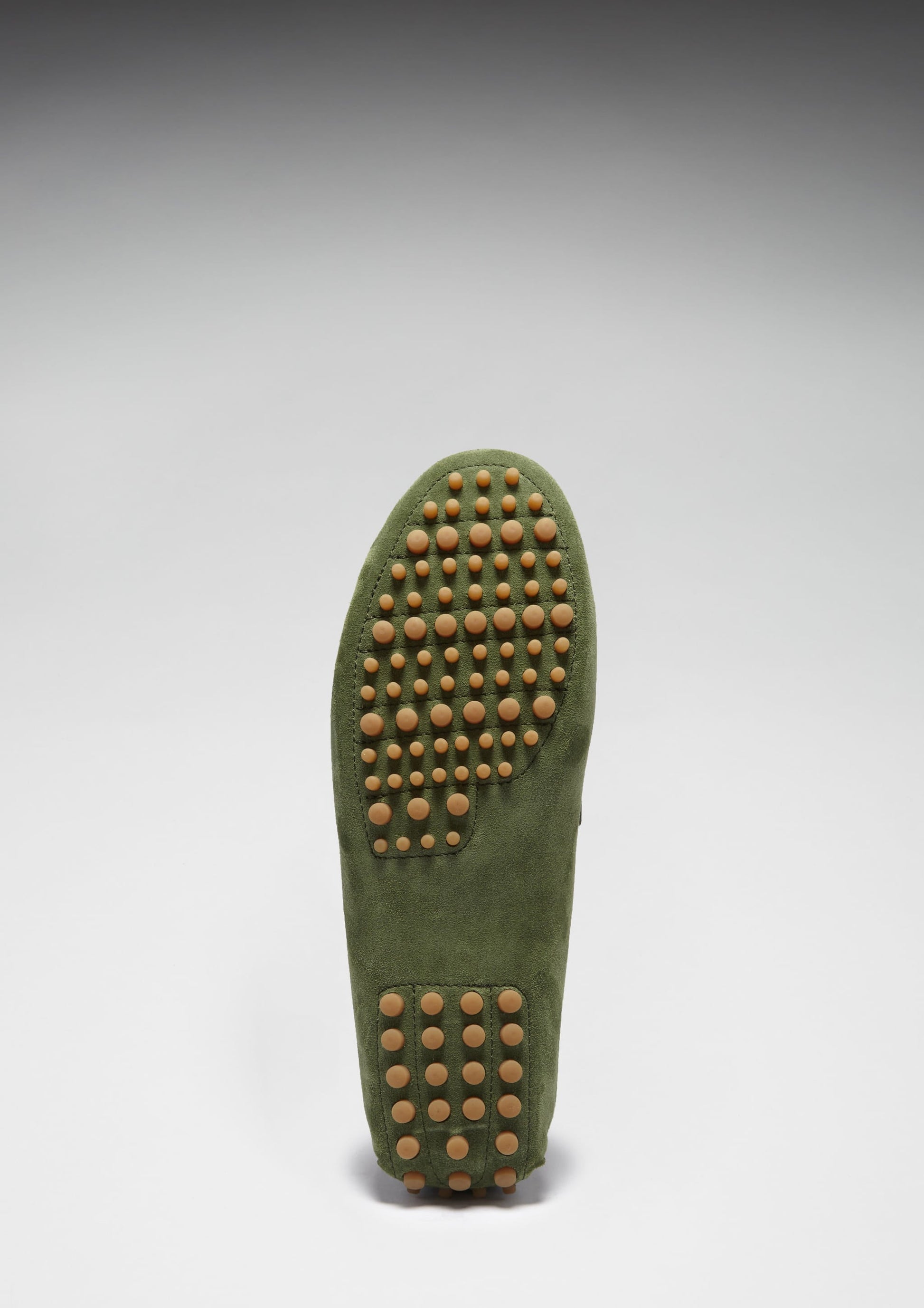 Tasselled Driving Loafers, safari green suede-2