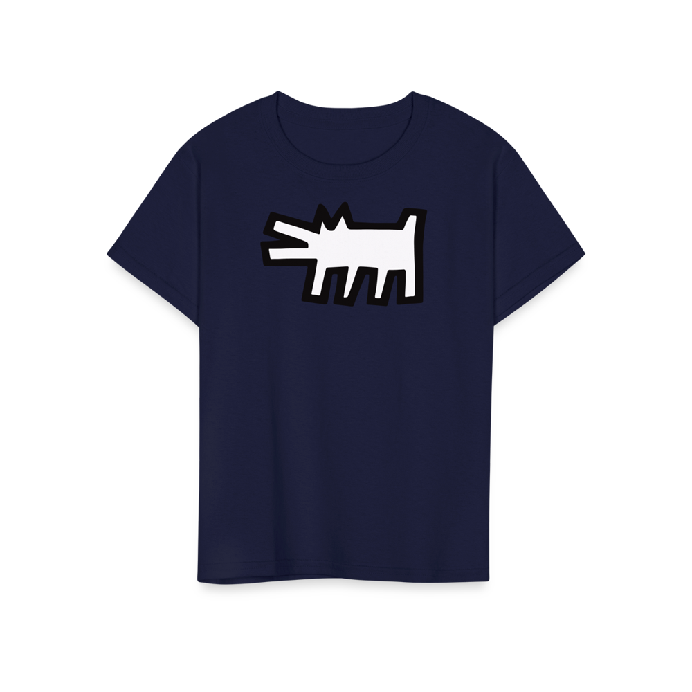 The Barking Dog icon, 1990 street art t-shirt