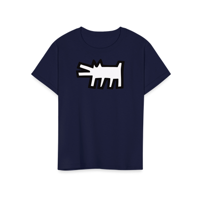 The Barking Dog icon, 1990 street art t-shirt