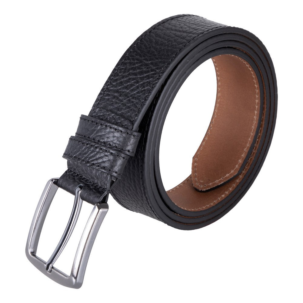 Globe Genuine Leather Belt – Handmade Premium Men’s Belt with Heavy-Duty Metal Buckle-5
