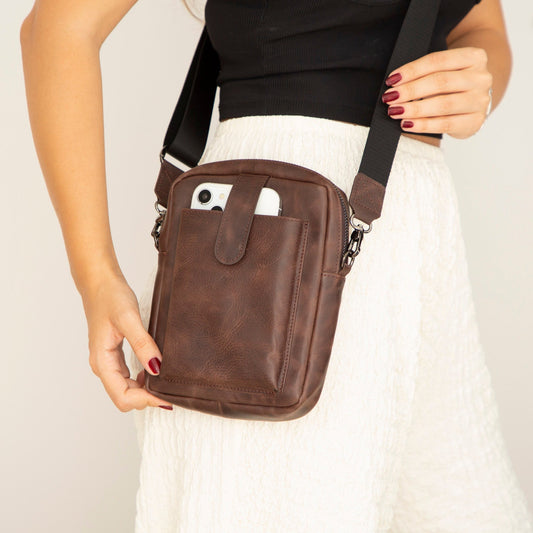 Ajo Leather Crossbody Bag – Genuine Leather Purse-0