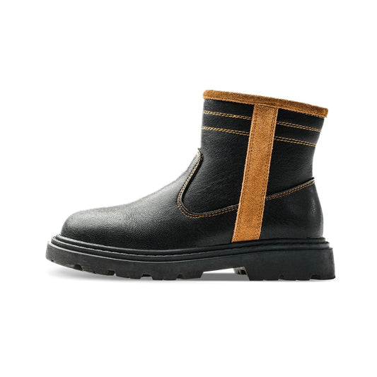 Trim Line Non-Slip Kids Casual Boots-0