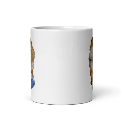 Van Gogh Self Portrait, 1889 Artwork Mug-1