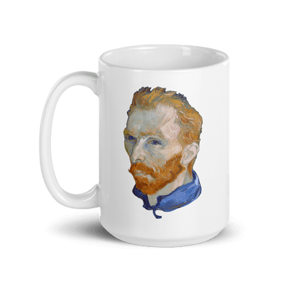 Van Gogh Self Portrait, 1889 Artwork Mug-4