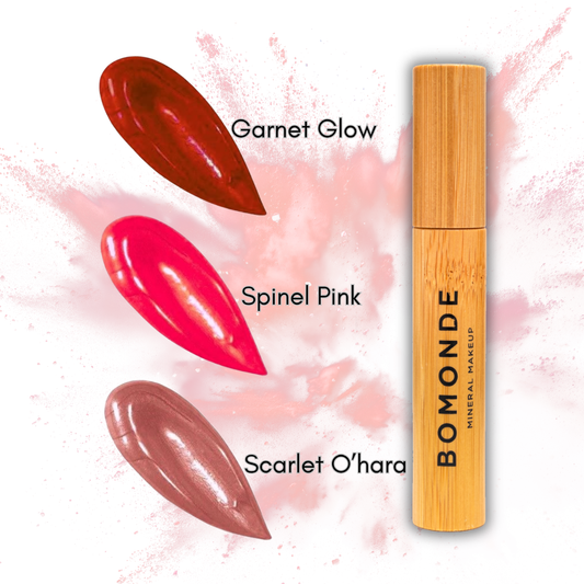 Vegan Mineral Glow Makeup Set – Bronzer, Eyeshadow & Lip Collection (Custom Lip Shade)-1