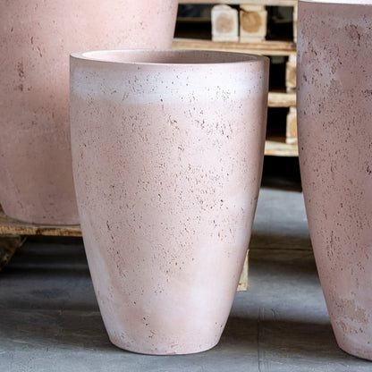 Vessara | Blushstone – 100cm XXL Concrete Vase Planter – 172L Tall Plant Pot-4