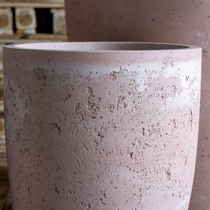 Vessara | Blushstone – 75cm Extra Large Concrete Vase Planter – 61L Tall Plant Pot-3