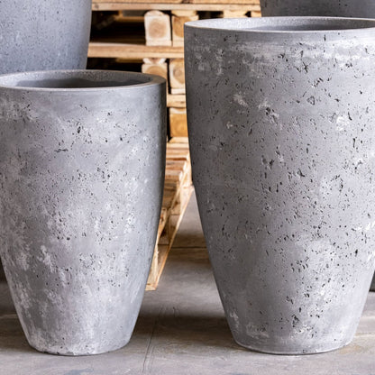 Vessara | Onyx Dusk – 100cm XXL Concrete Tall Vase Planter – 172L Round Plant Pot-2