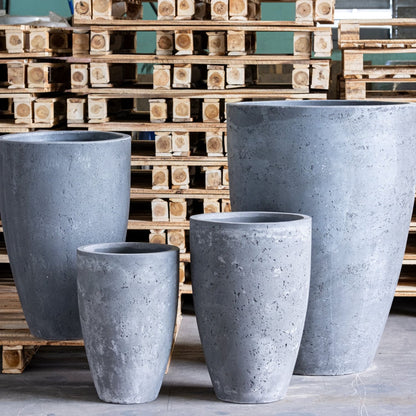 Vessara | Onyx Dusk – 100cm XXL Concrete Tall Vase Planter – 172L Round Plant Pot-0