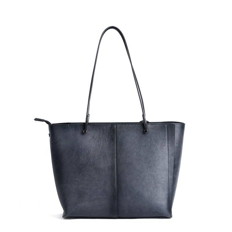 Rossie Viren Women's  Vintage Leather Large Tote Shopper Bag-3