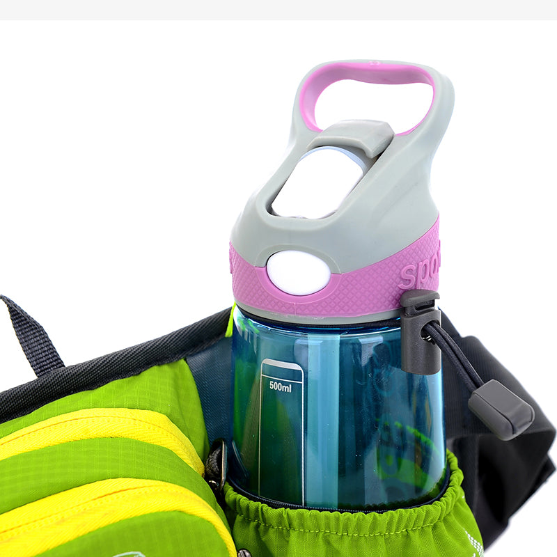 Wautton Outdoor Hiking Walking Waist Pack With Bottle Holder-2