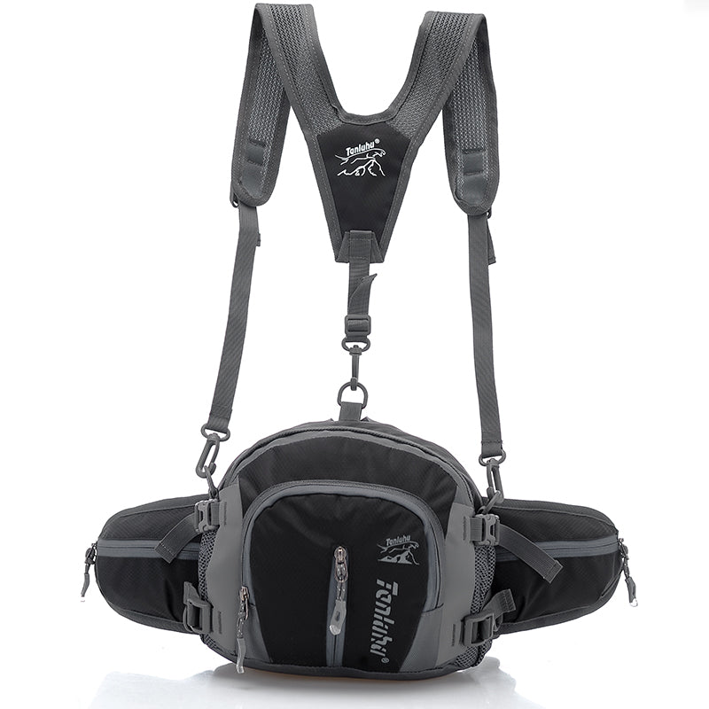 5L All-in-One Hydration Fanny Pack | Convertible Waist Bag & Backpack with Water Bottle Holder-0