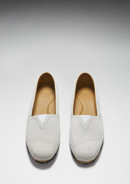 Women's Chukka Espadrilles, white suede-2