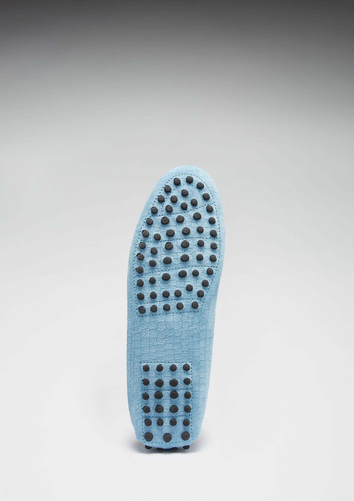 Women's Penny Driving Loafers, blue embossed suede-2