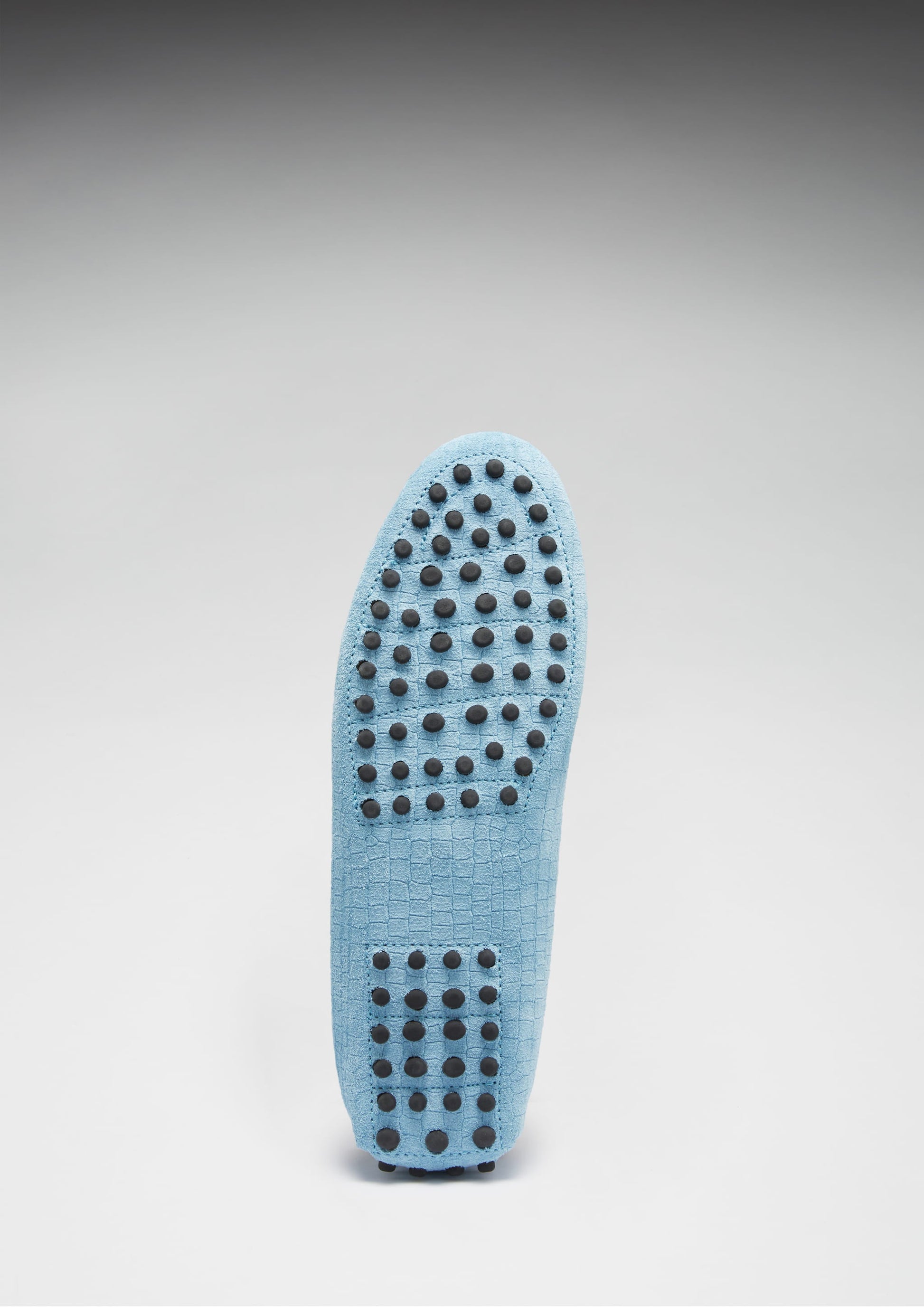 Women's Penny Driving Loafers, blue embossed suede-2