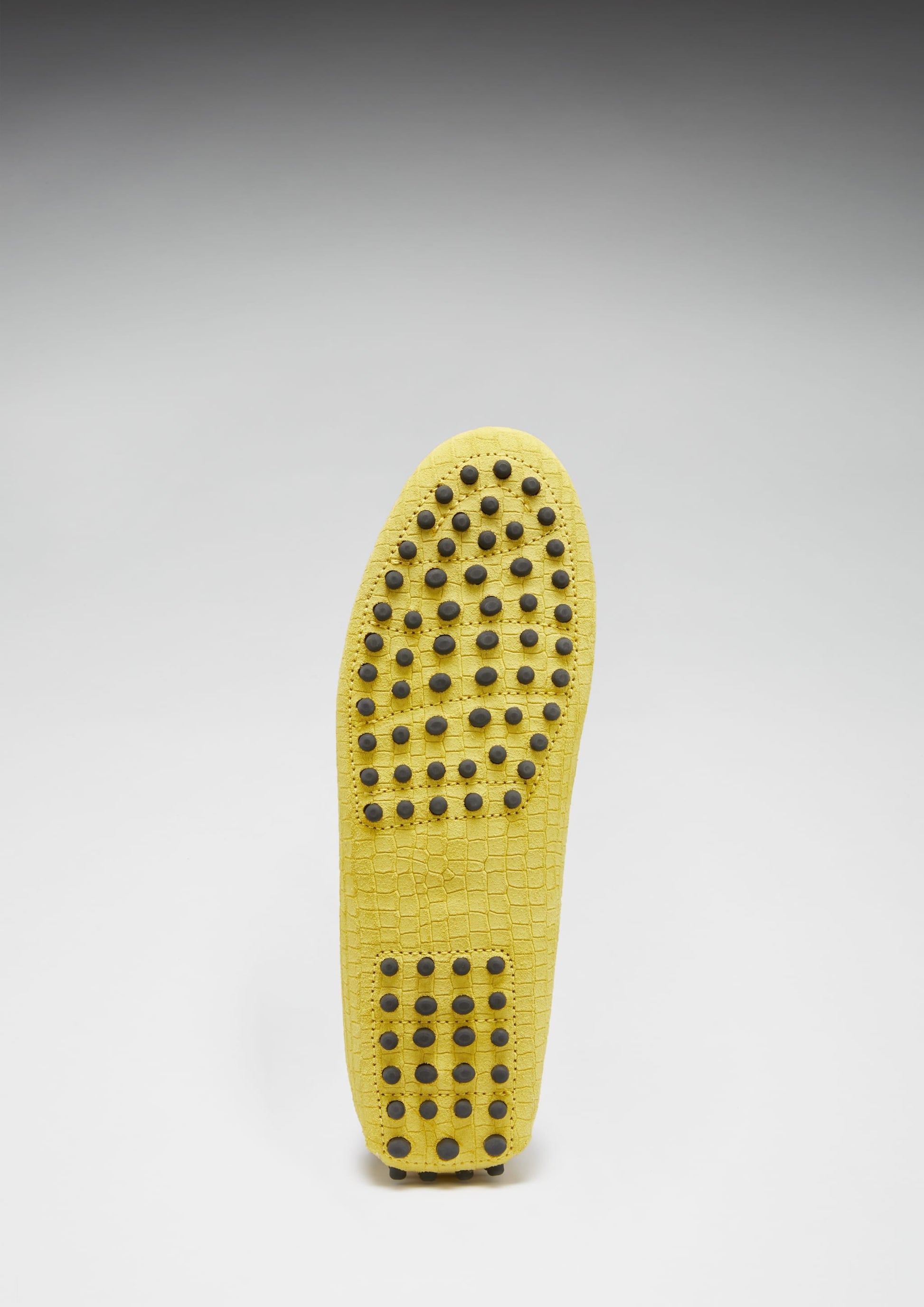 Women's Penny Driving Loafers, yellow embossed suede-2