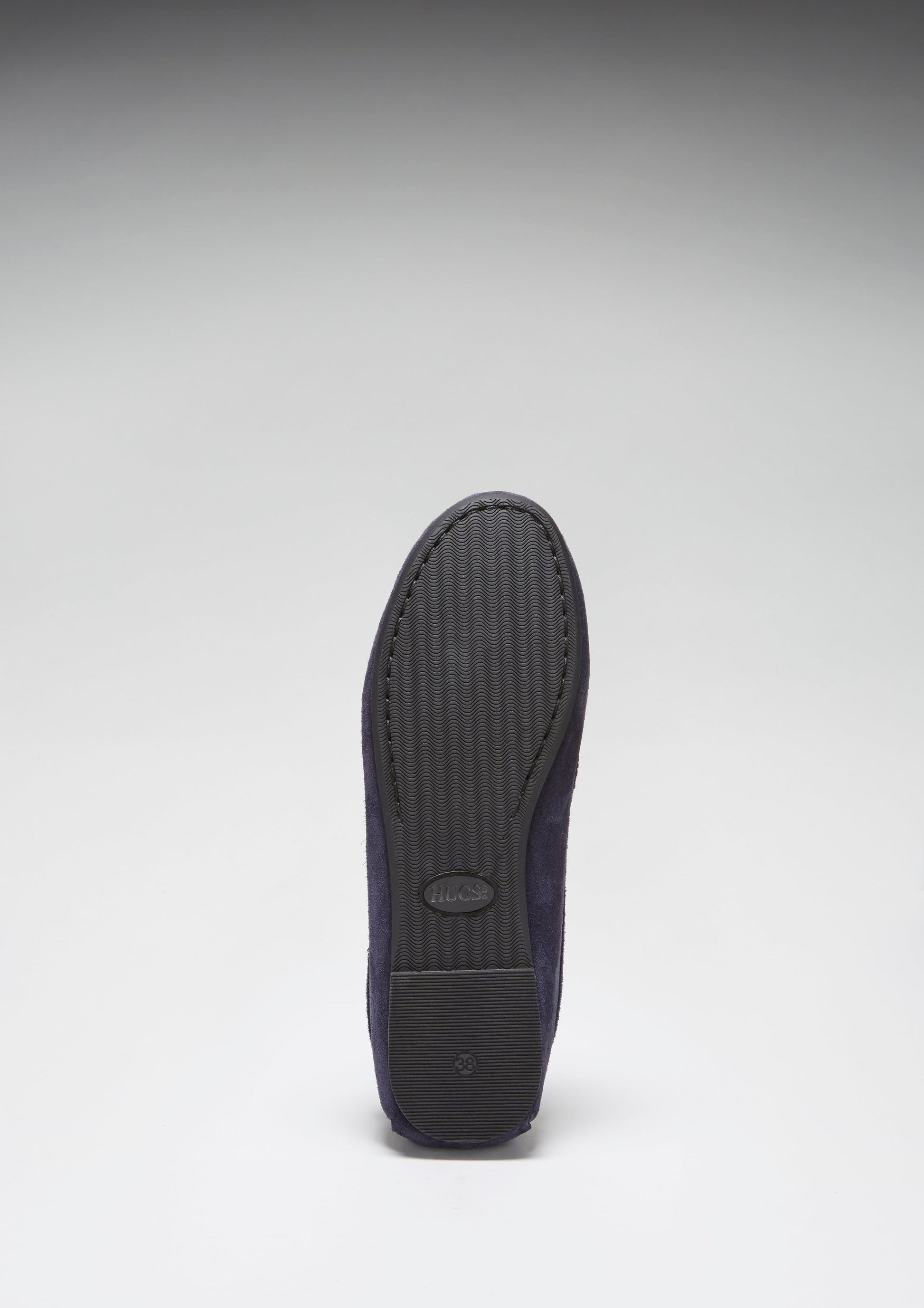 Women's Tasselled Driving Loafers Full Rubber Sole, navy blue suede-3