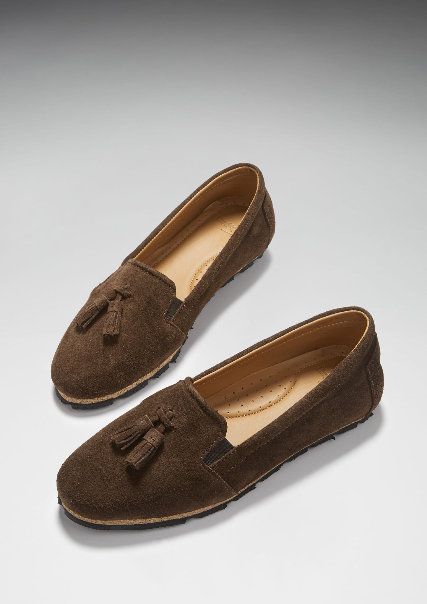 Women's Tasselled Espadrilles, brown suede-1