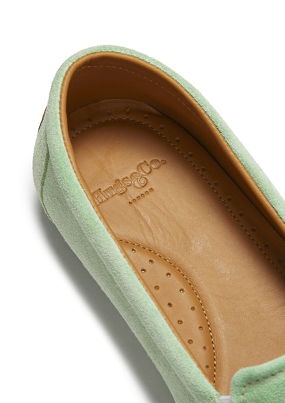 Women's Tasselled Espadrilles, lagoon green suede-4