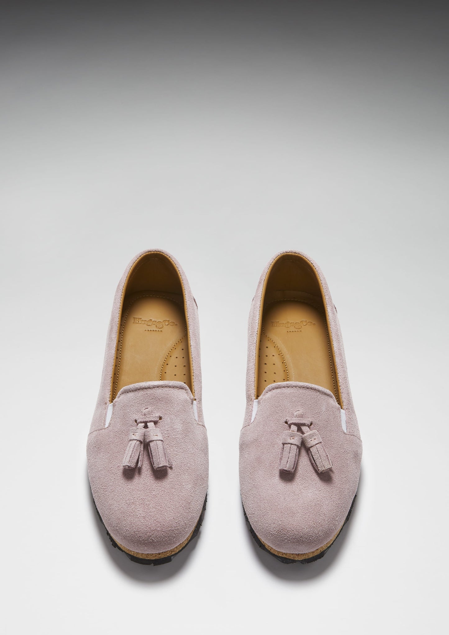 Women's Tasselled Espadrilles, powder pink suede-2