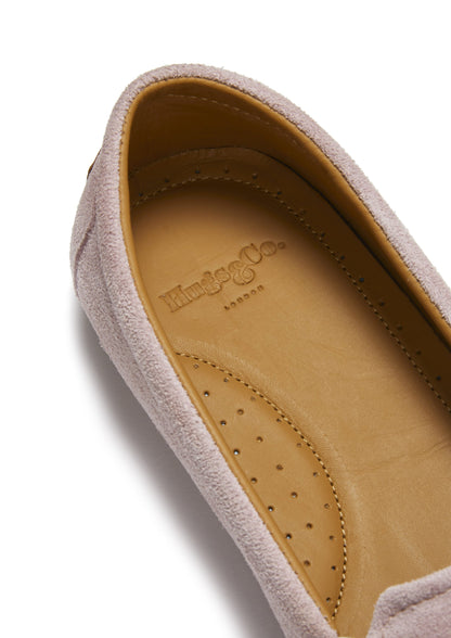 Women's Tasselled Espadrilles, powder pink suede-4