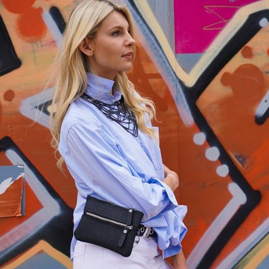 Erin Vegan Wristlet and Belt Pouch-1