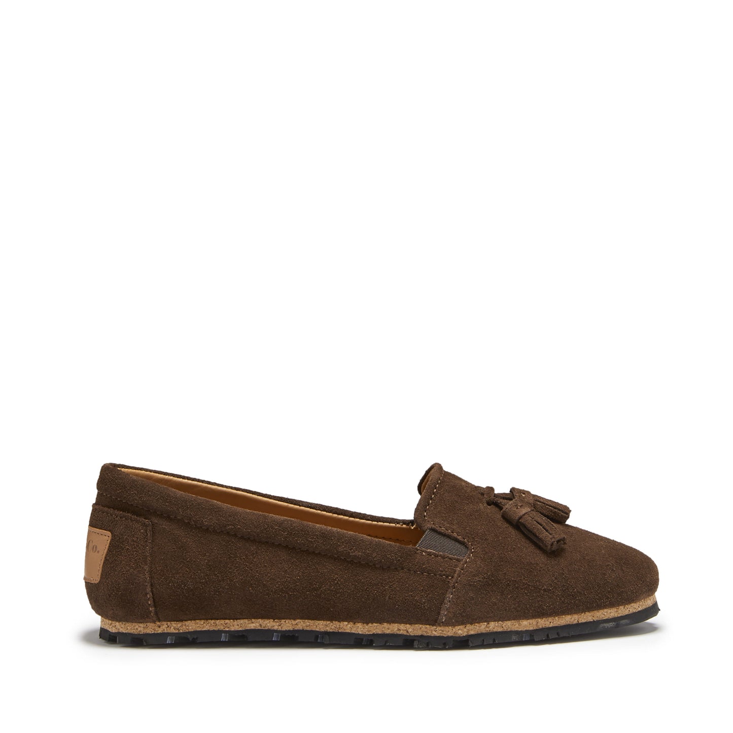 Women's Tasselled Espadrilles, brown suede-0