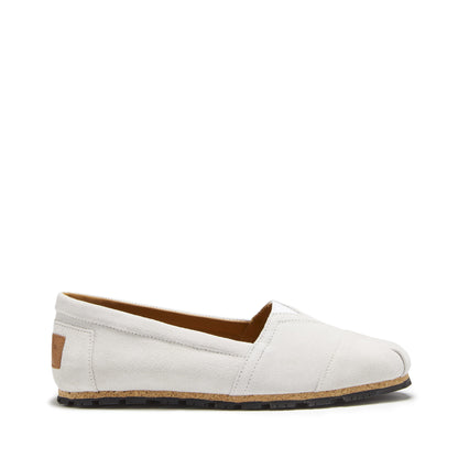 Women's Chukka Espadrilles, white suede-0