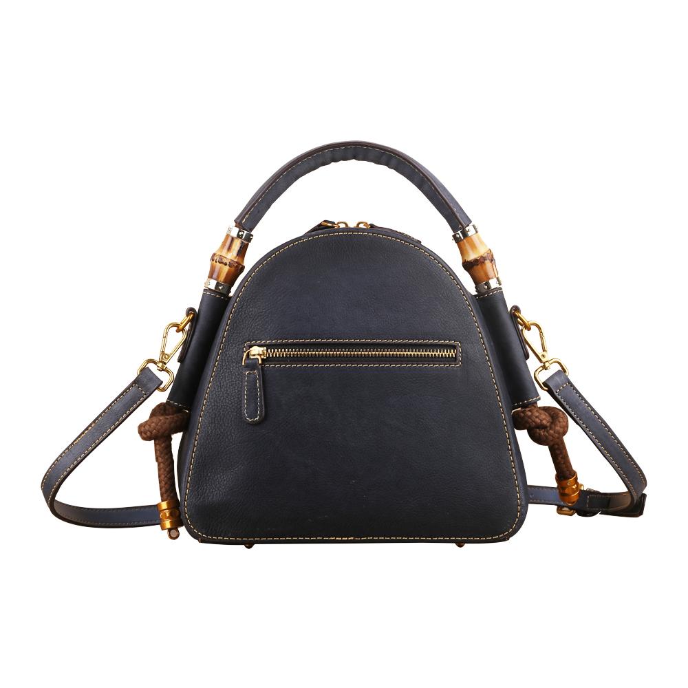 Rossie Viren Women's  Womens Vintage Leather Top Handle Cross Body Messenger Bags-2