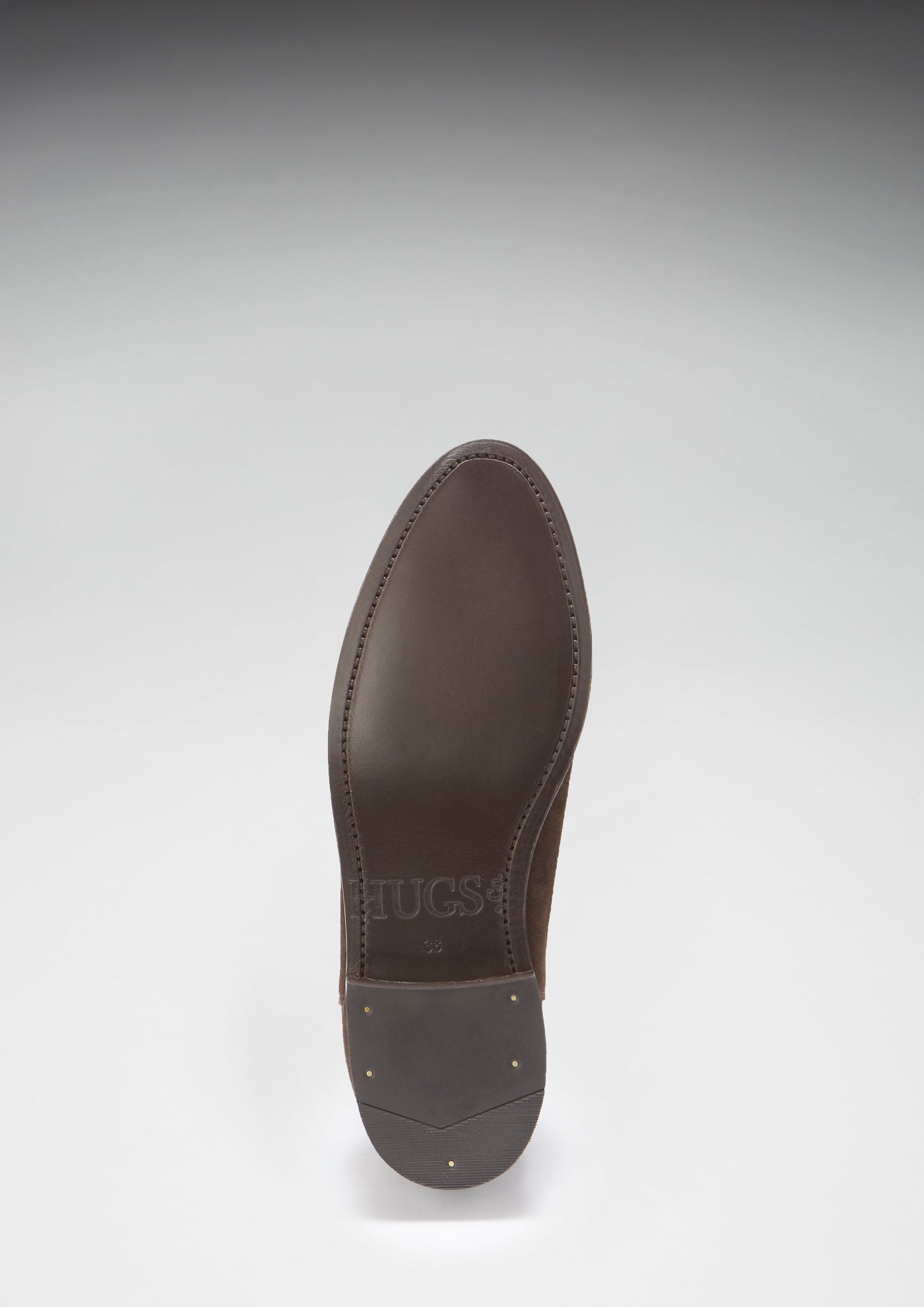 Women's Brown Suede Chelsea Boots, Welted Leather Sole-3