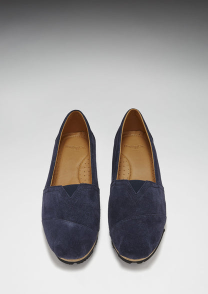 Women's Chukka Espadrilles, navy blue suede-2