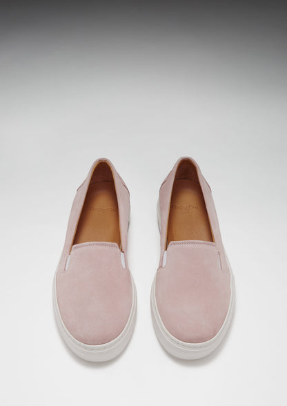 Women's Slip-On Sneakers, ice pink suede-2